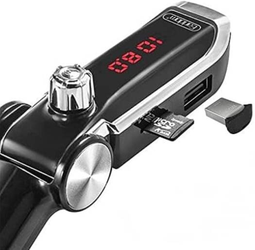 Earldom ET-M39 Bluetooth Lighter Charger Wireless FM Transmitter & Dual USB Fast Charger Car Kit - Saif Al Najmi Kw